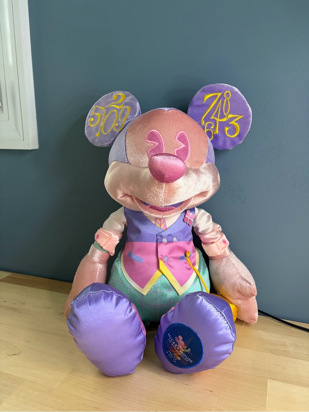 2022 Disney Mickey Mouse The Main Attraction April Plush It's A Small World 4/12